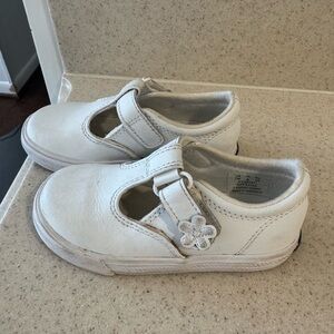 Keds Kids Shoes - White with Flower Detail